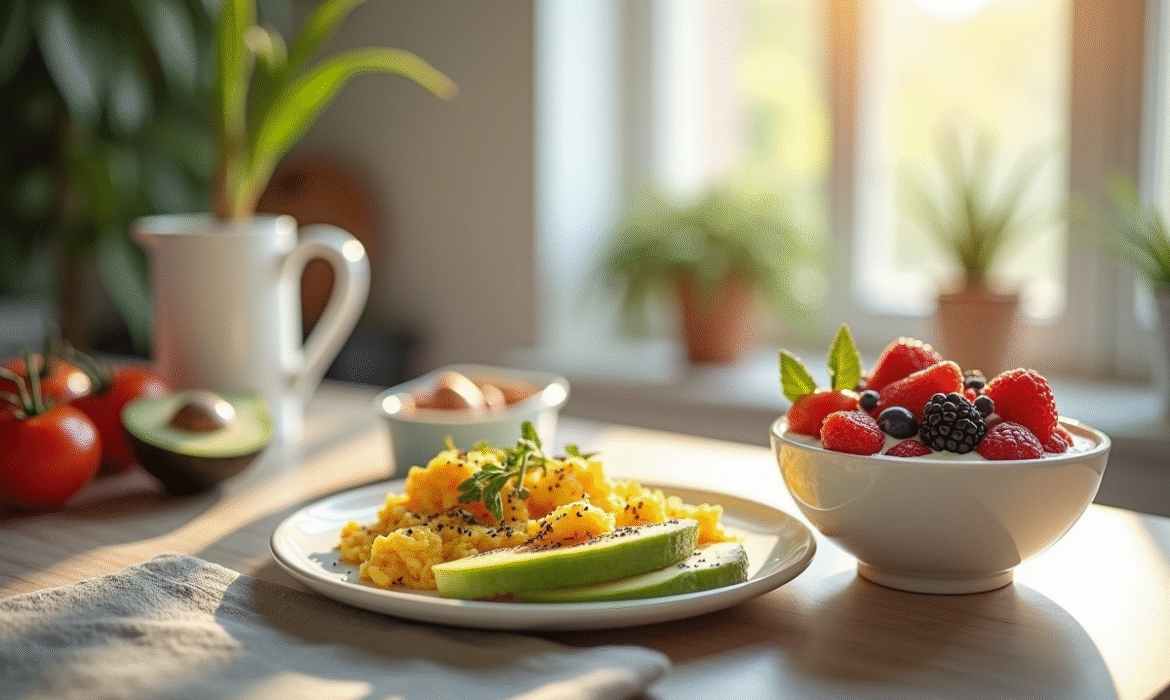 Petit-déjeuner riche en protéines et faible en calories : bien démarrer sa journée !