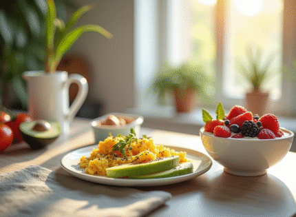 Petit-déjeuner riche en protéines et faible en calories : bien démarrer sa journée !