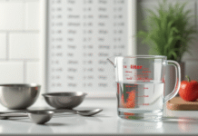 1/4 de litre en cl : conversion pour la cuisine au quotidien