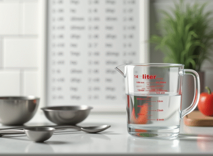 1/4 de litre en cl : conversion pour la cuisine au quotidien