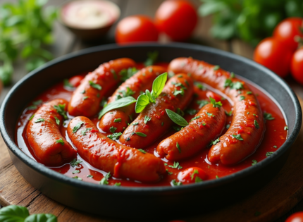 Le voyage culinaire de la recette traditionnelle du rougail de saucisses