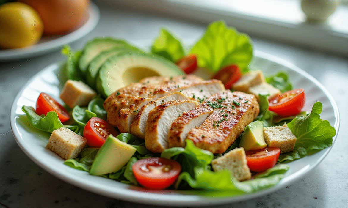 Comment rendre la salade César plus saine et équilibrée