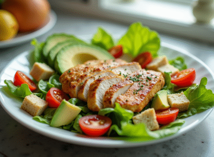 Comment rendre la salade César plus saine et équilibrée