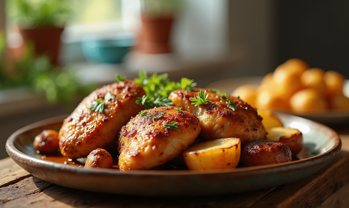 Recette extra crisp Cookeo : cuisses de poulet dorées et fondantes