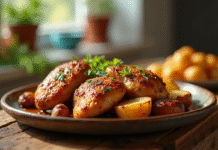 Recette extra crisp Cookeo : cuisses de poulet dorées et fondantes