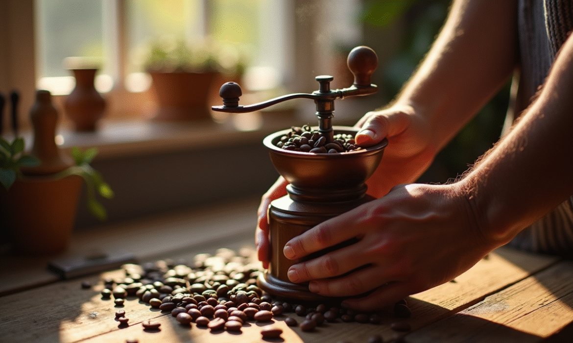 Moudre café à la main : conseils et astuces pour mouture parfaite