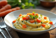La purée de pommes de terre et carottes : plus qu’une simple purée !