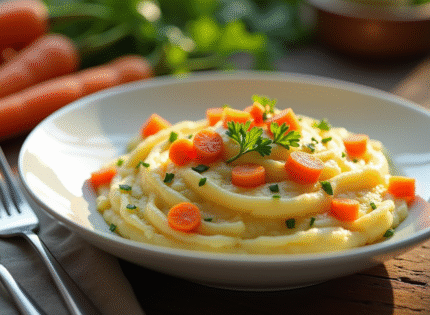 La purée de pommes de terre et carottes : plus qu’une simple purée !