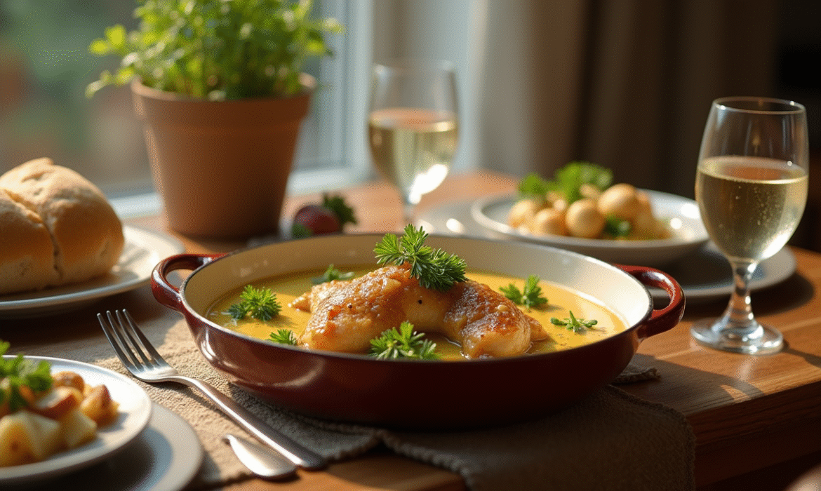 Un plat familial par excellence : le lapin à la moutarde