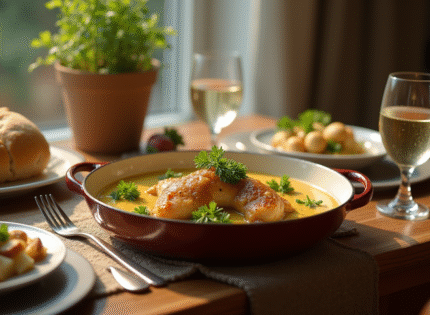 Un plat familial par excellence : le lapin à la moutarde