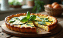 Coup de cœur pour la tarte à la courgette et au chèvre